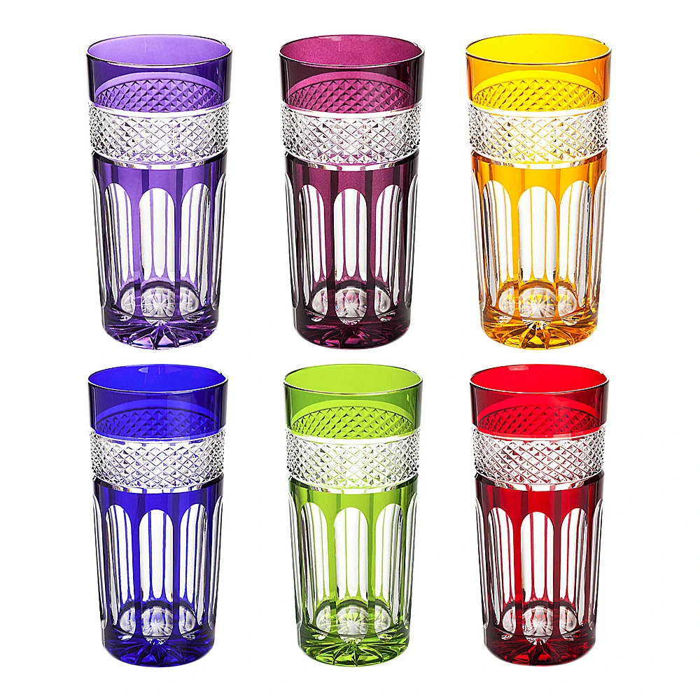 Набор из 6 стаканов для воды Mireille, 360 мл от Cristal de Paris