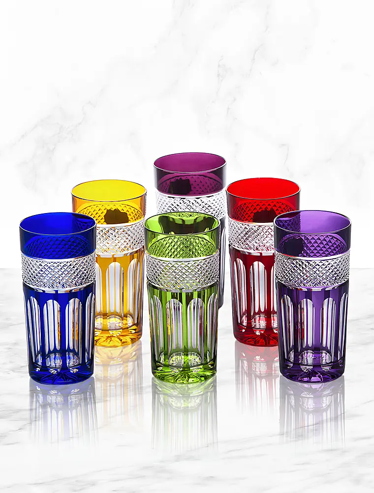 Набор из 6 стаканов для воды Mireille, 360 мл от Cristal de Paris