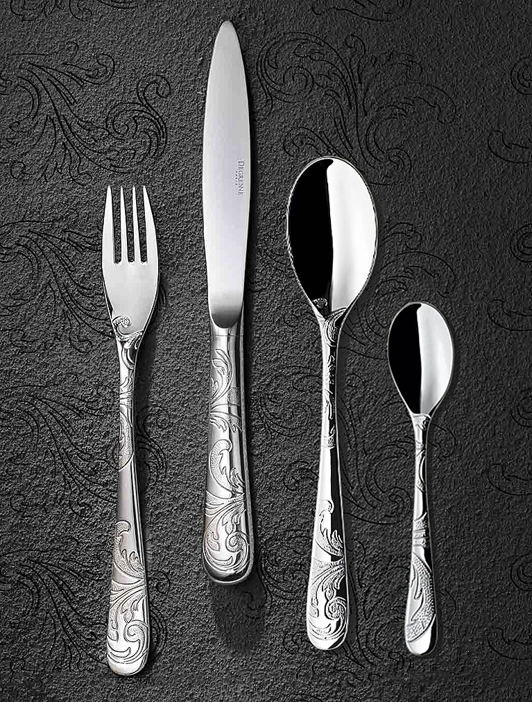 Набор столовых приборов Aquatic Couture на 6 персон, 24 пр. от Degrenne