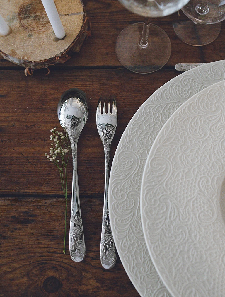 Набор столовых приборов Aquatic Couture на 6 персон, 24 пр. от Degrenne