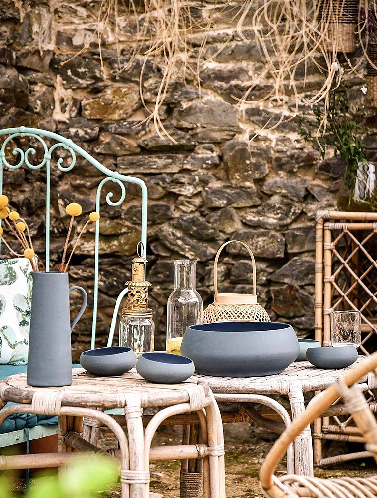 Сервировочный салатник Bahia Blue, 28 см от Degrenne