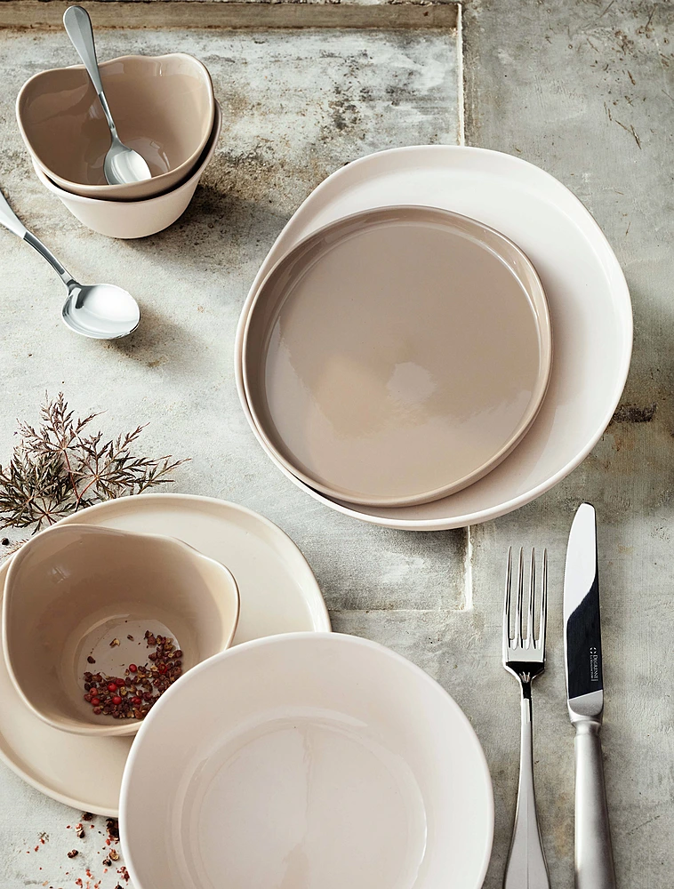 Закусочная тарелка Brume Taupe, 20 см от Degrenne