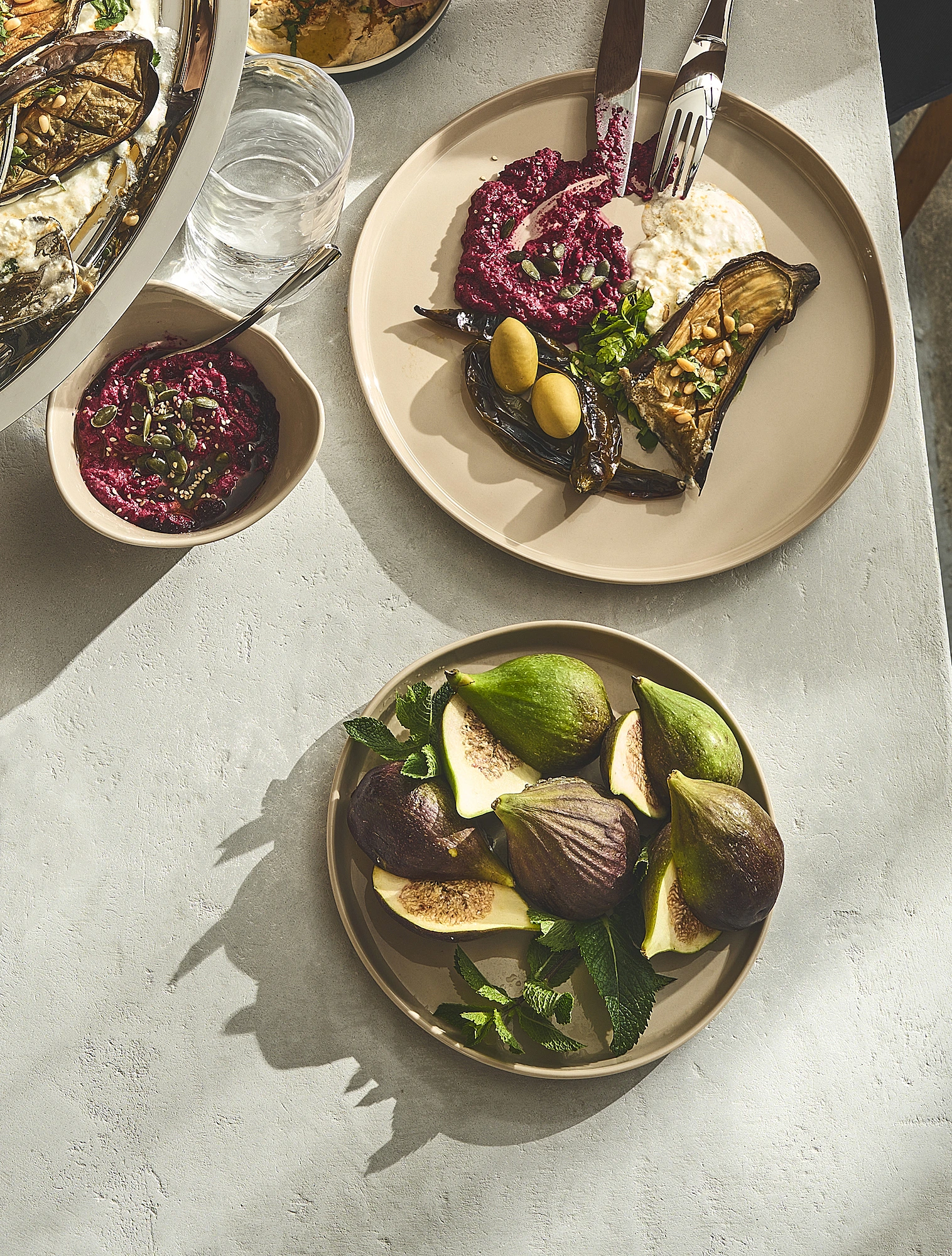 Закусочная тарелка Brume Taupe, 20 см