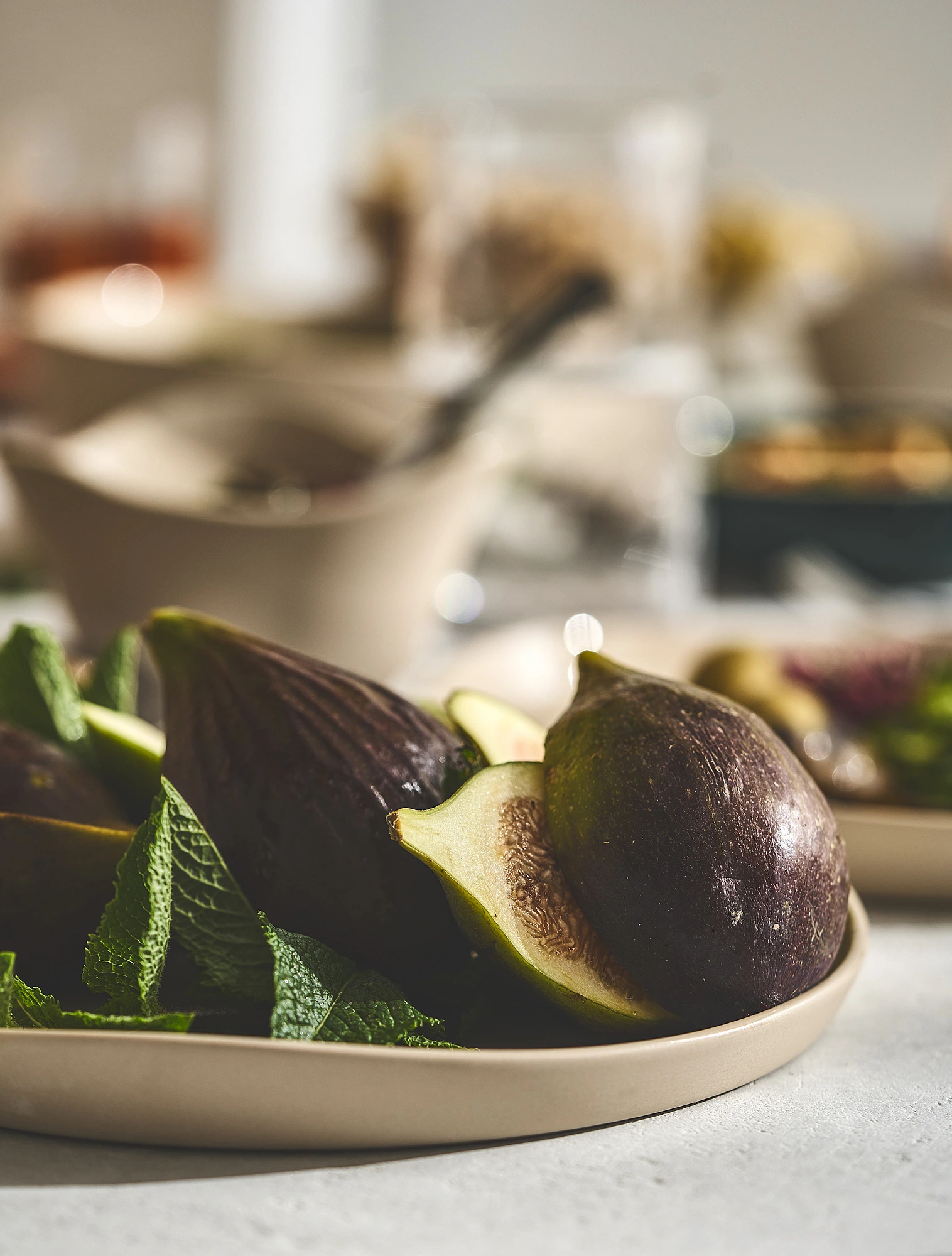 Закусочная тарелка Brume Taupe, 20 см