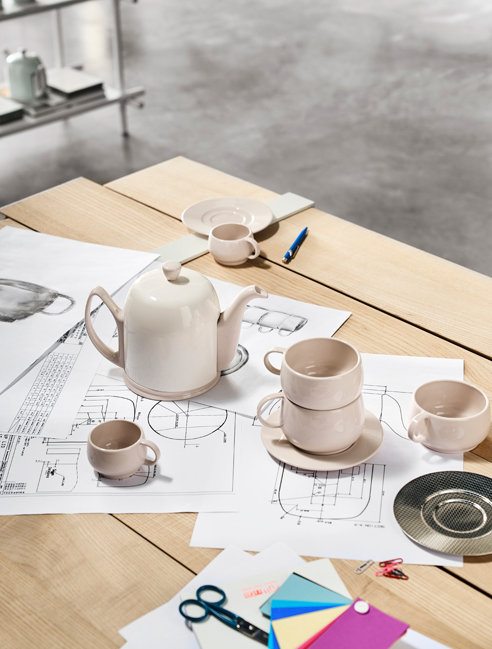 Чайная пара Empileo Cafeterie, 390 мл от Degrenne