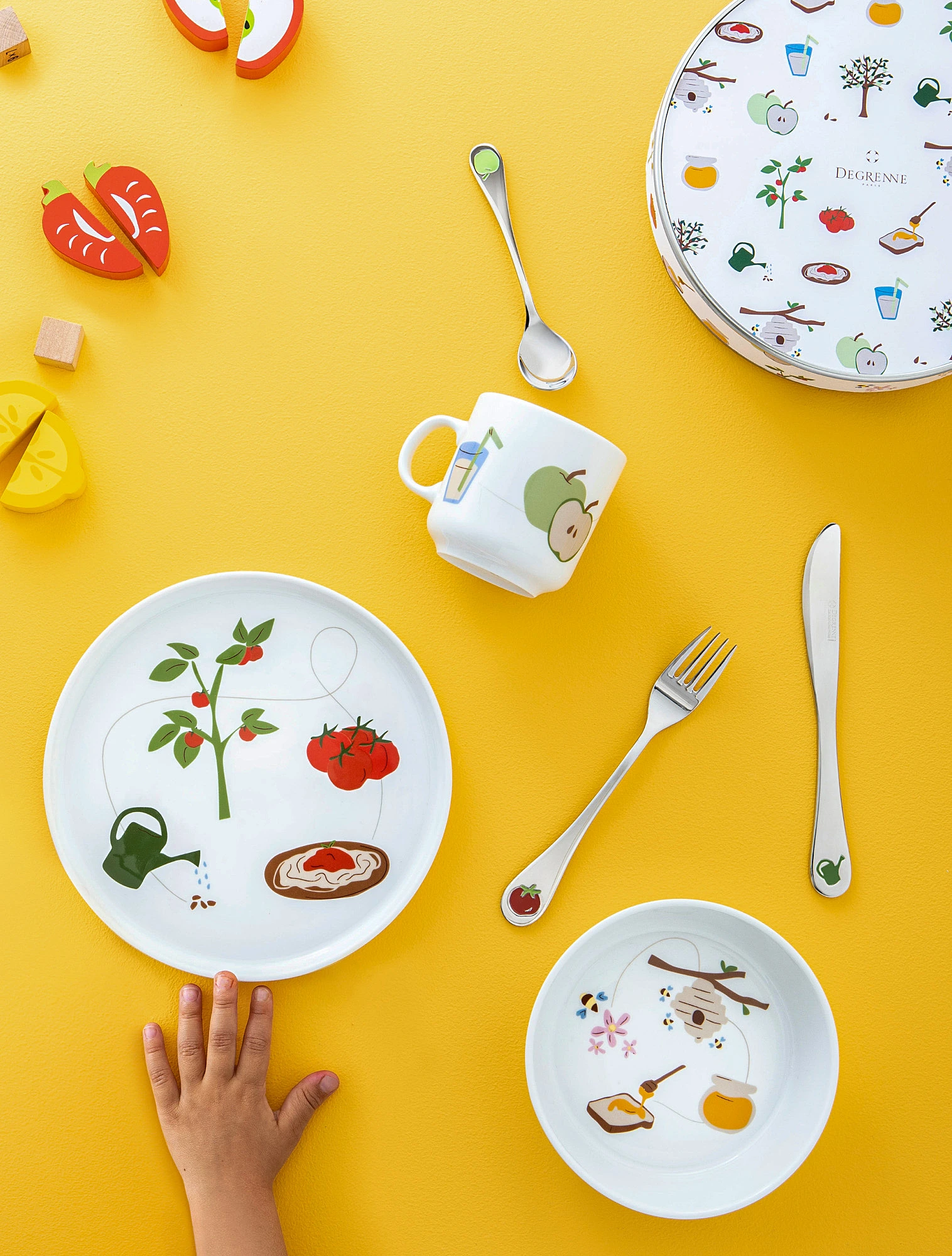 Детский набор из 7 предметов Eveil Gourmand