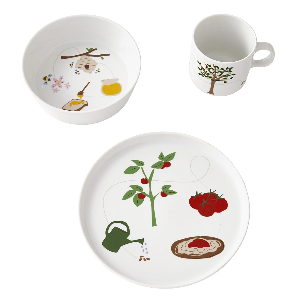 Детский набор из 3 предметов Eveil Gourmand от Degrenne