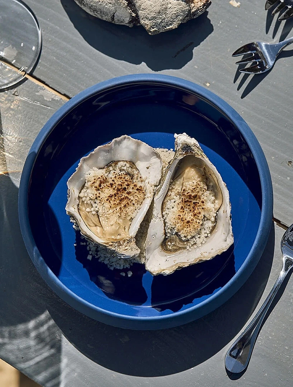 Сервировочный салатник Gourmet Blue, 22 см