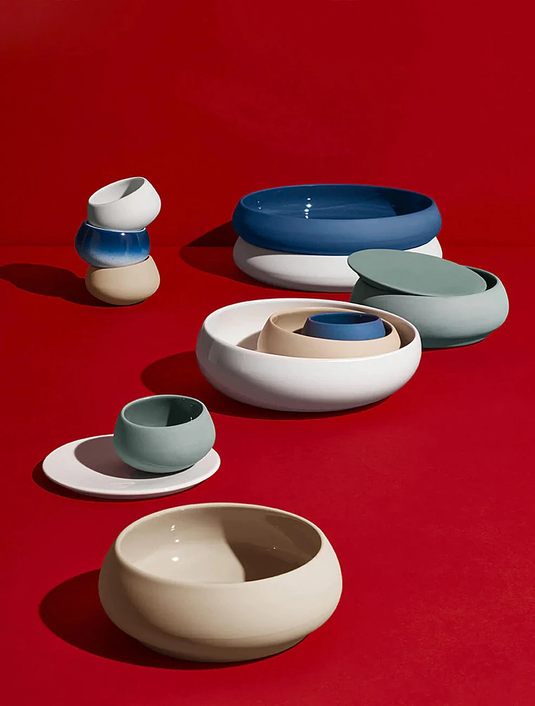 Сервировочный салатник Gourmet Blue, 22 см от Degrenne