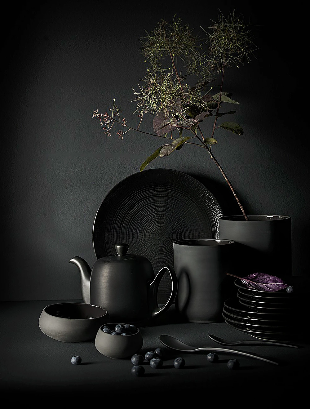 Плоское блюдо Modulo Nature Pierre De Lave, 31,5 см