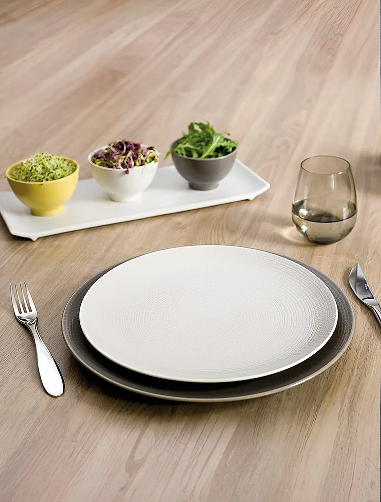 Плоское блюдо Modulo Nature Terre D'Ombre, 31,5 см от Degrenne