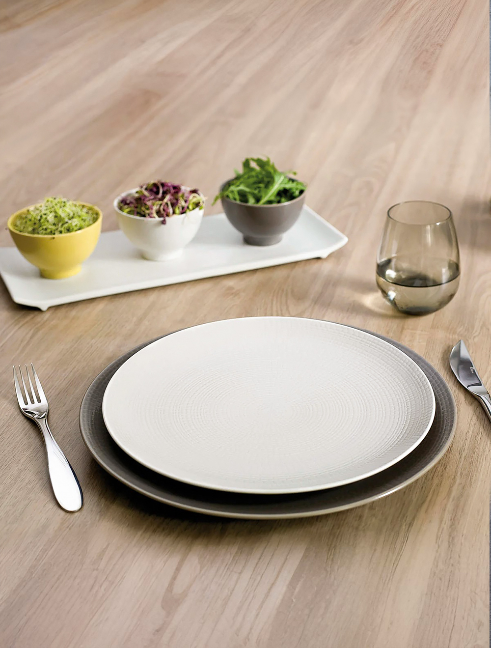 Плоское блюдо Modulo Nature Terre D'Ombre, 31,5 см от Degrenne