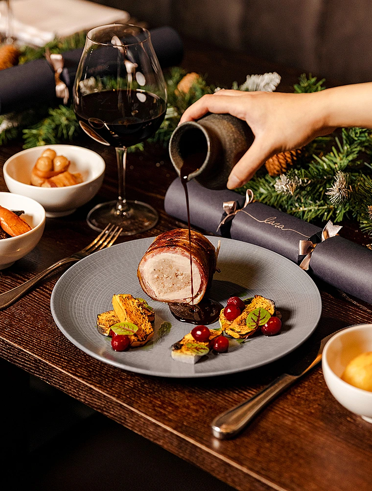 Обеденная тарелка Modulo Nature Terre D'Ombre, 28 см от Degrenne