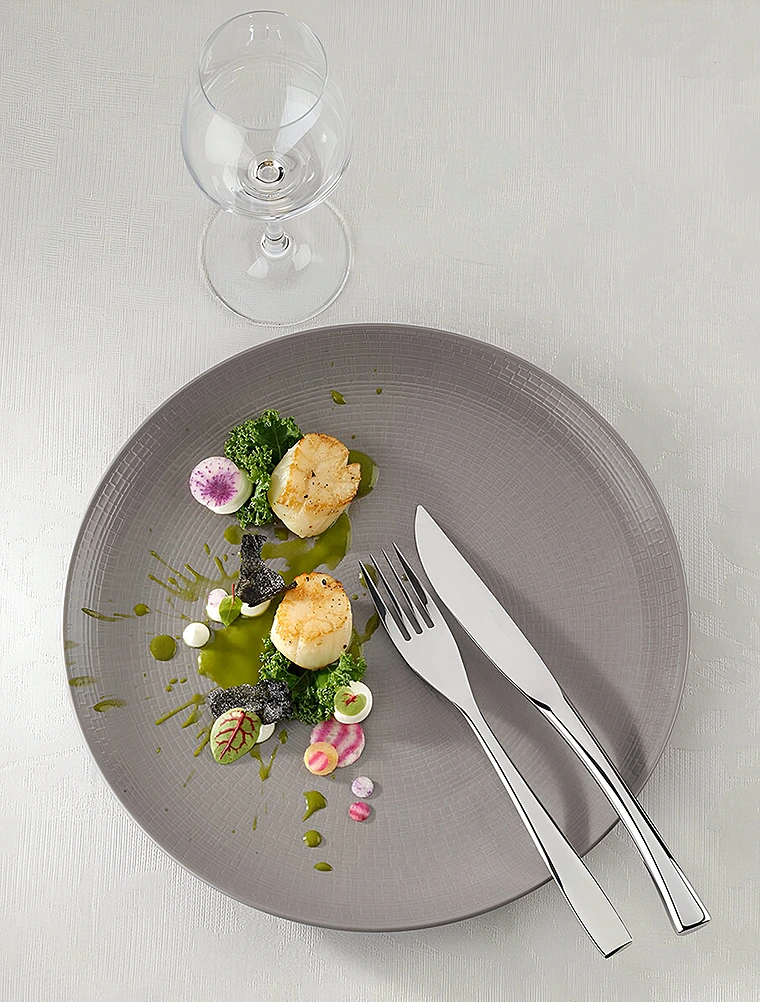 Обеденная тарелка Modulo Nature Terre D'Ombre, 28 см от Degrenne