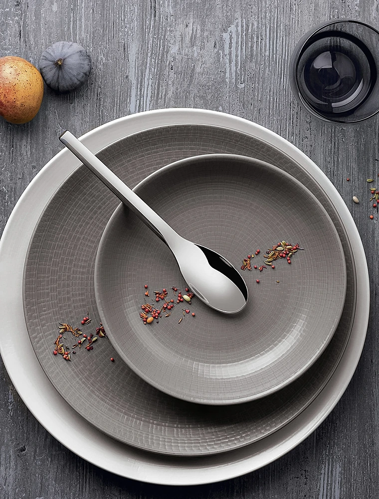 Обеденная тарелка Modulo Nature Terre D'Ombre, 28 см от Degrenne