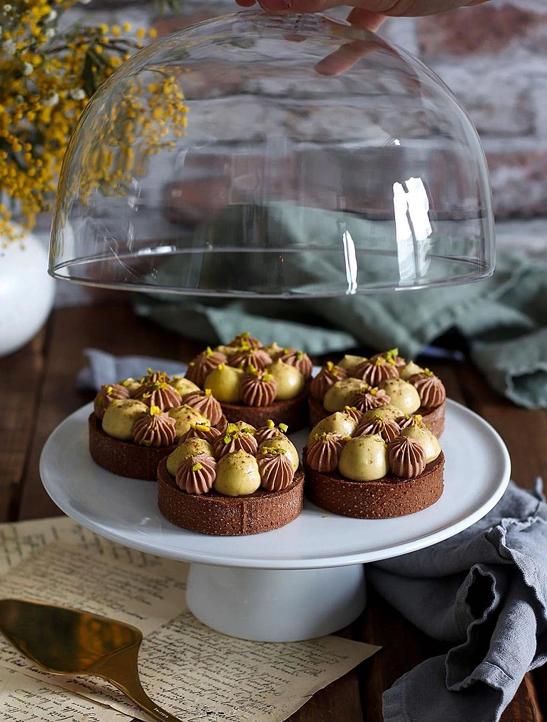 Тортовница на ножке Modulo, 25 см от Degrenne