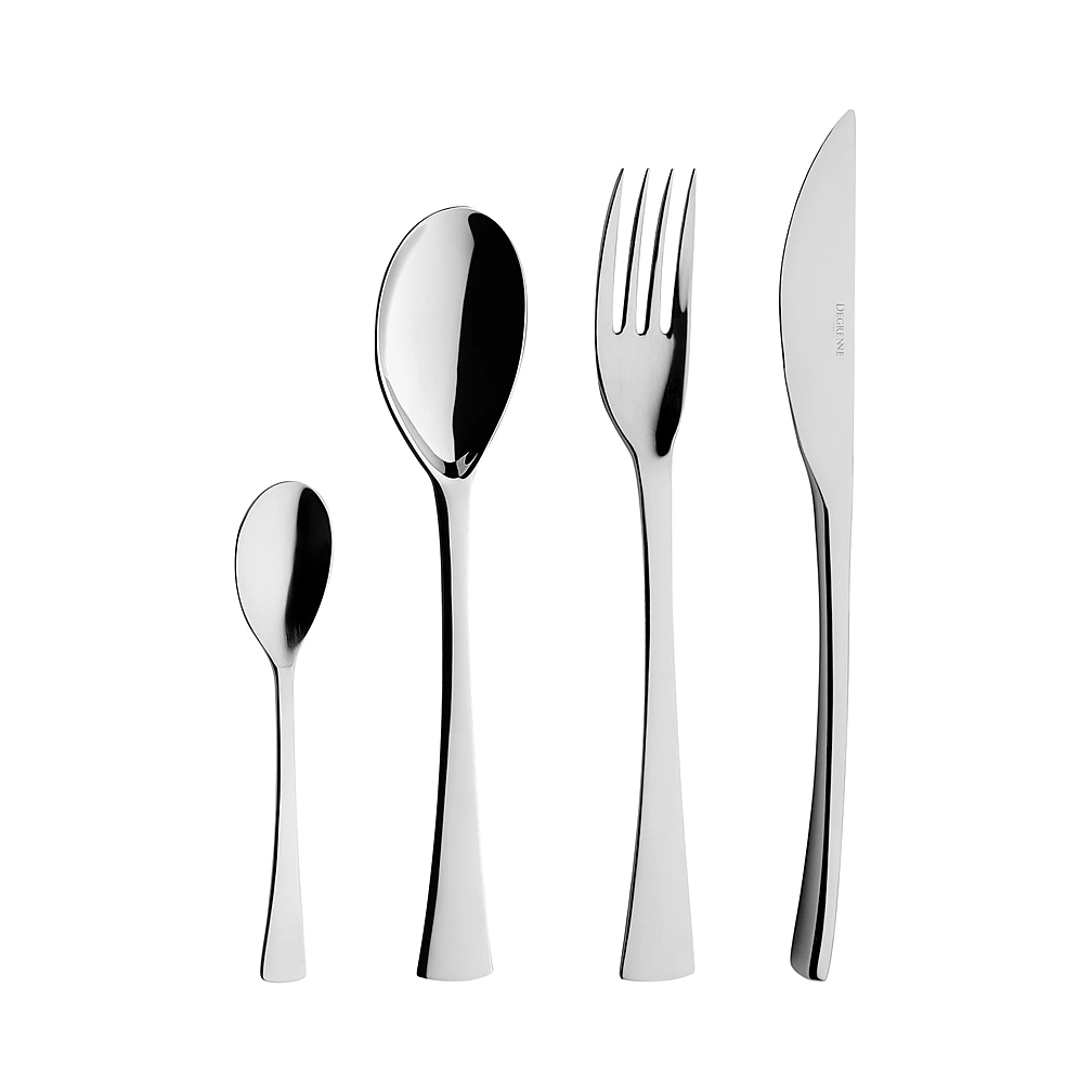 Набор столовых приборов Solstice Miroir на 6 персон, 24 пр. от Degrenne