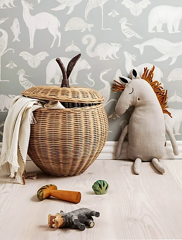 Корзина для хранения Apple, 52 см