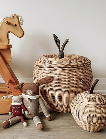 Корзина для хранения Apple, 52 см