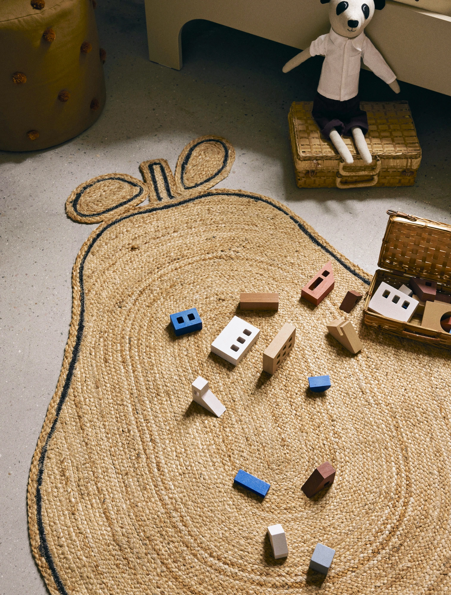 Декоративный коврик Pear, 95x140 см