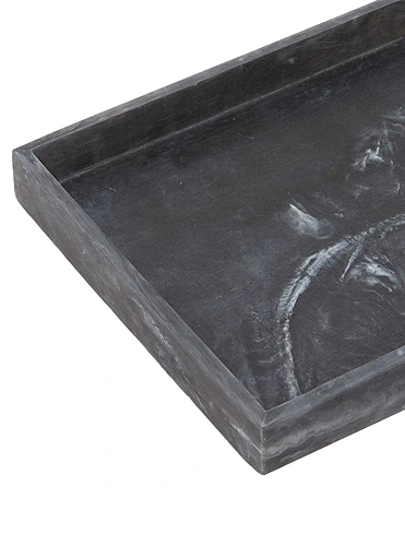 Декоративный поднос для ванной Mist, 15x10 см