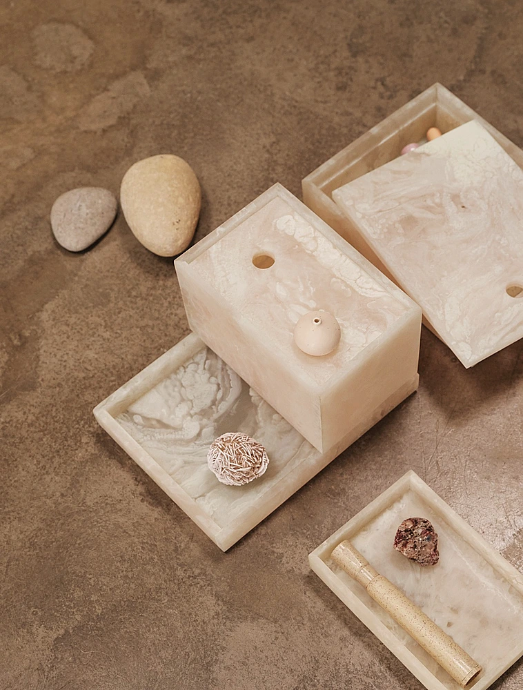 Декоративный поднос для ванной Mist, 15x10 см от Ferm Living