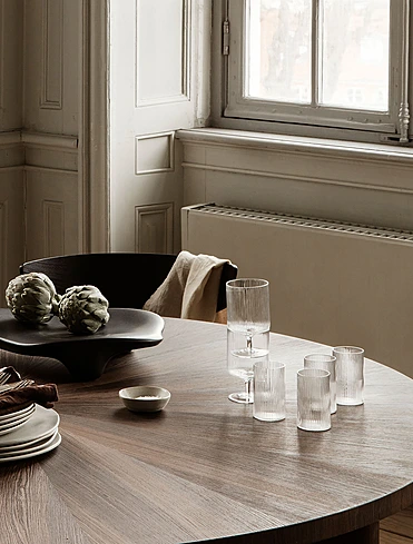 Набор из 4 стаканов для воды Ripple, 140 мл