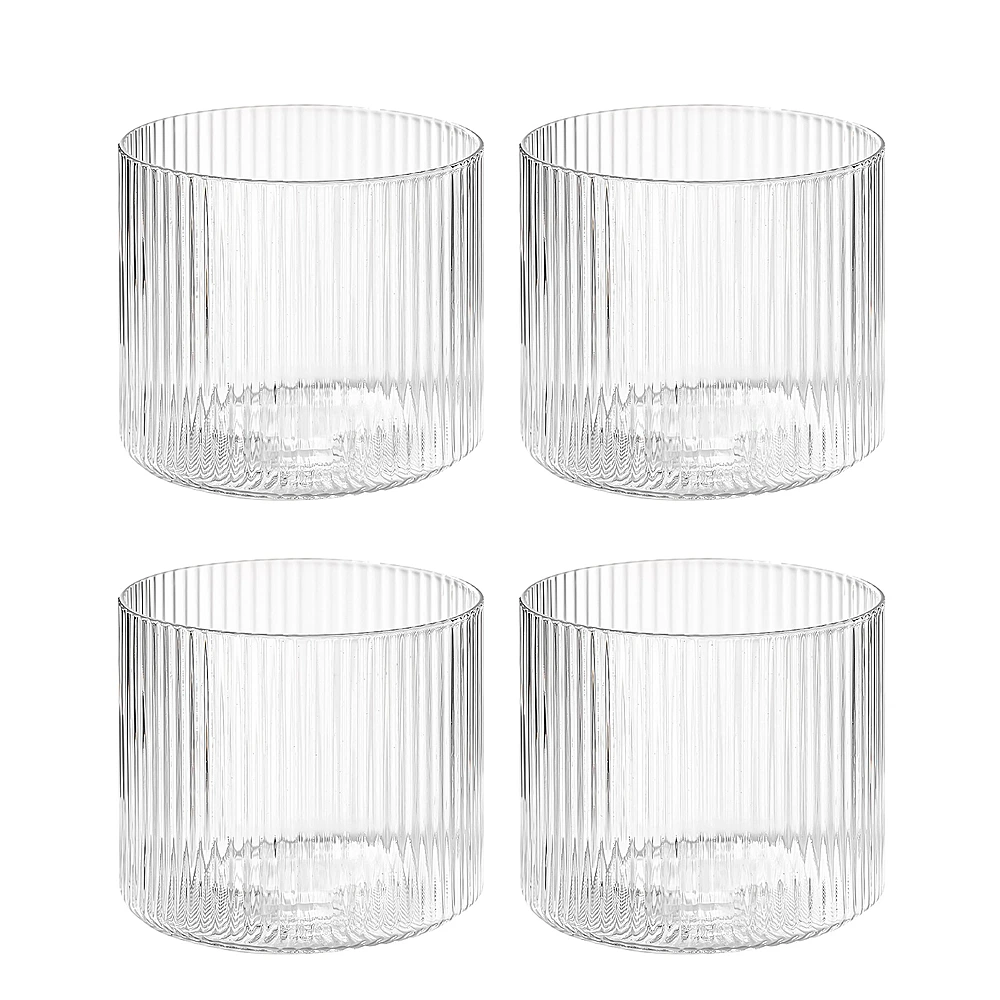 Набор из 4 стаканов для воды Ripple, 200 мл от Ferm Living