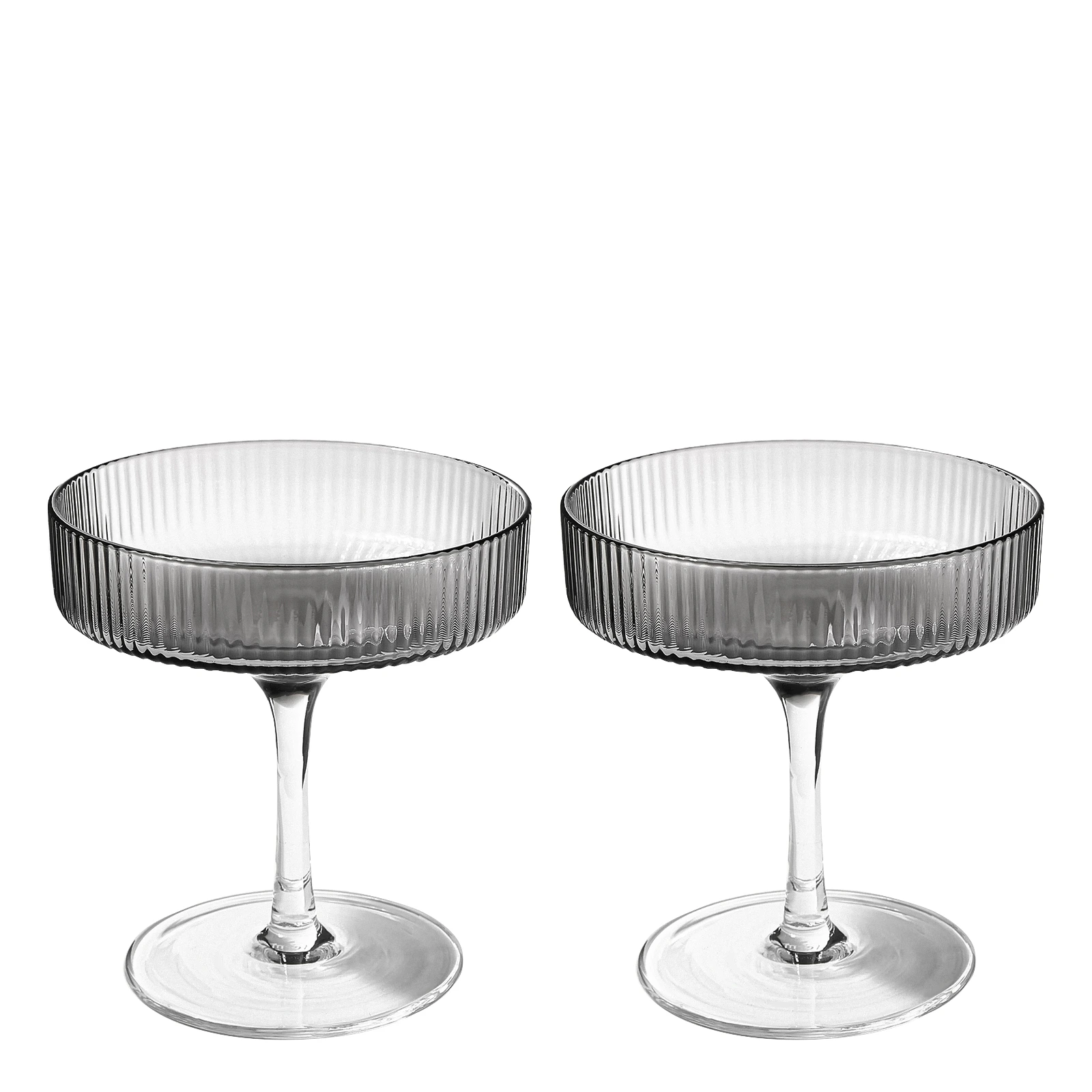 Набор из 2 бокалов для шампанского и мартини Ripple, 150 мл