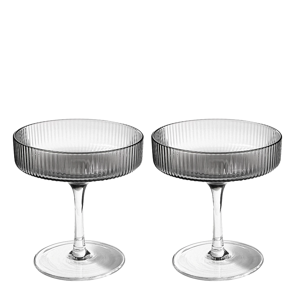 Набор из 2 бокалов для шампанского и мартини Ripple, 150 мл от Ferm Living