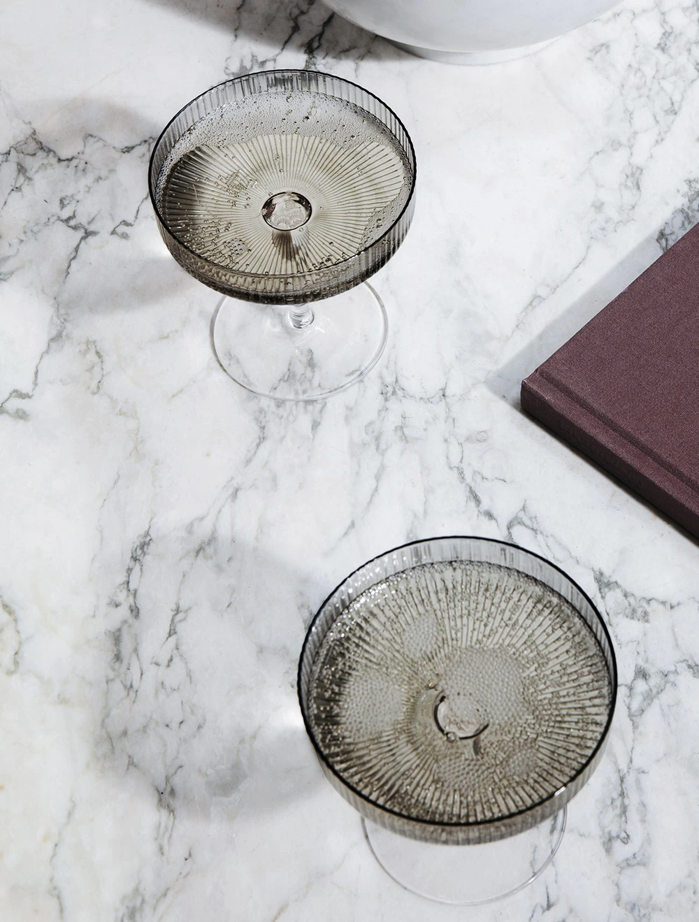 Набор из 2 бокалов для шампанского и мартини Ripple, 150 мл