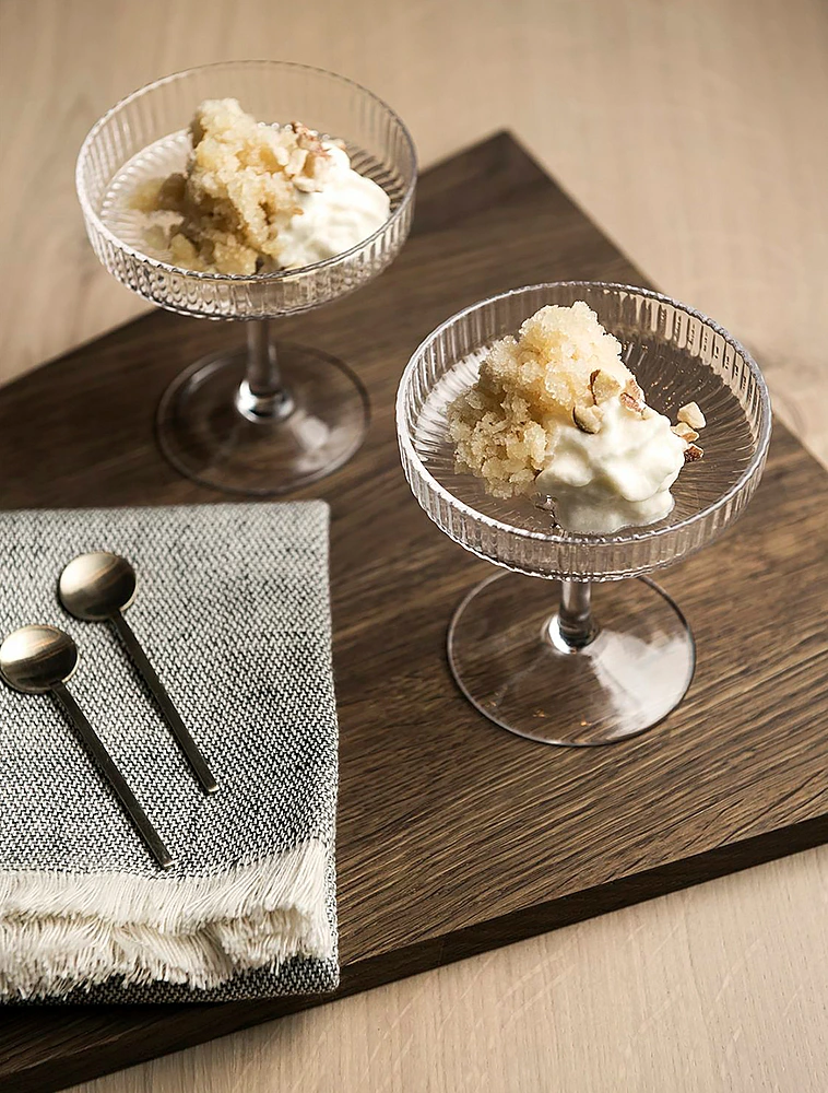 Набор из 2 бокалов для шампанского и мартини Ripple, 150 мл от Ferm Living