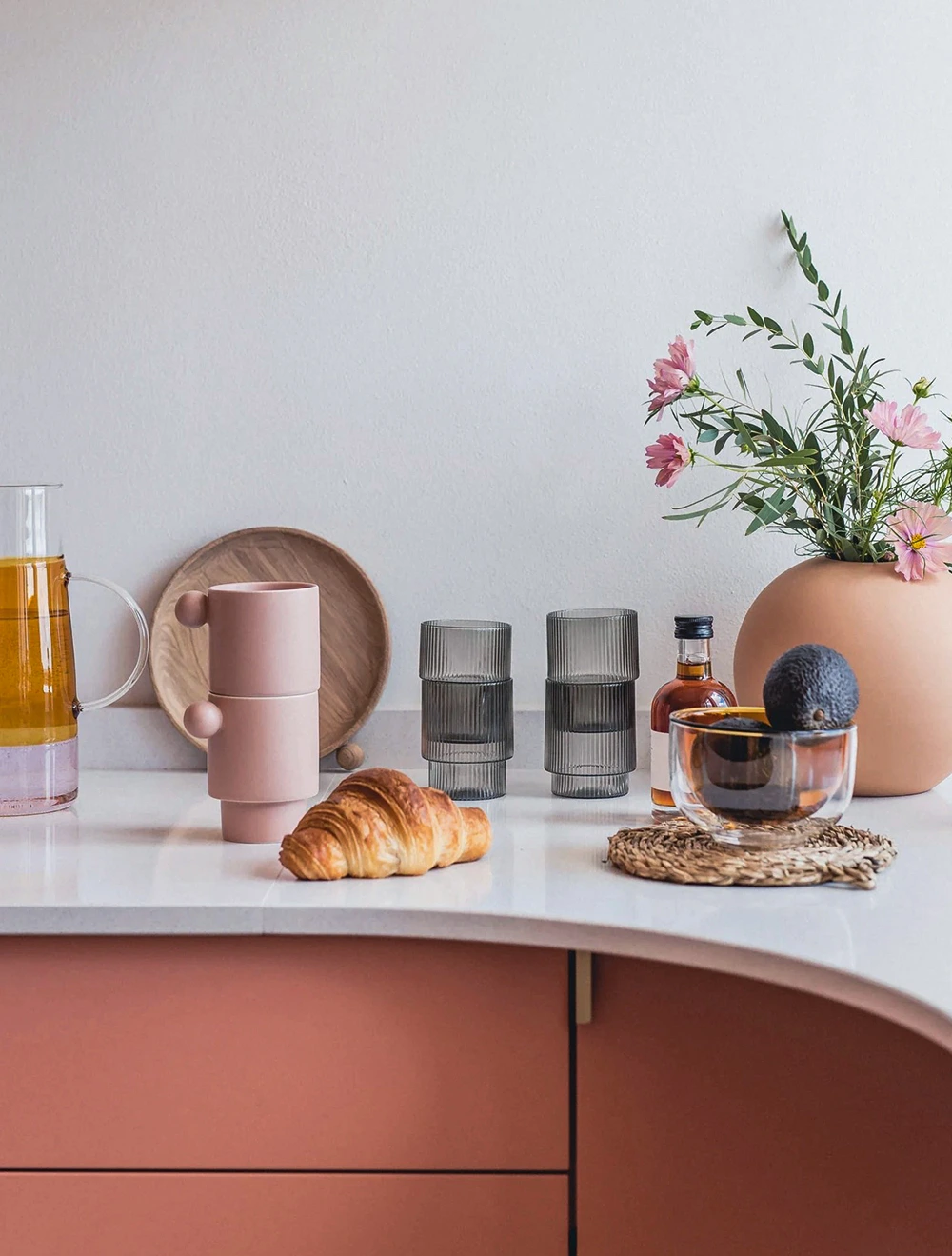 Набор из 4 стаканов для воды Ripple, 200 мл