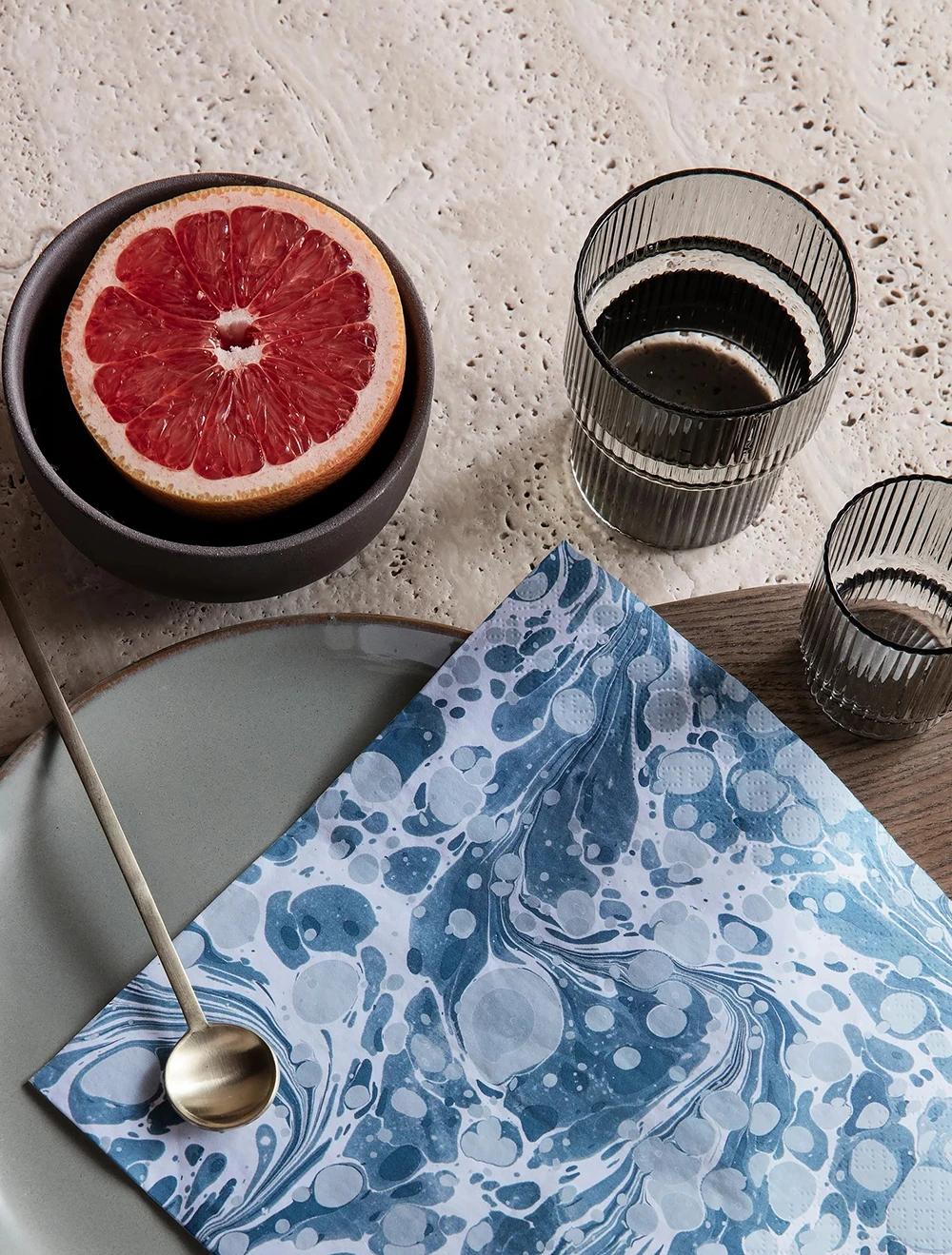 Набор из 4 стаканов для воды Ripple, 200 мл