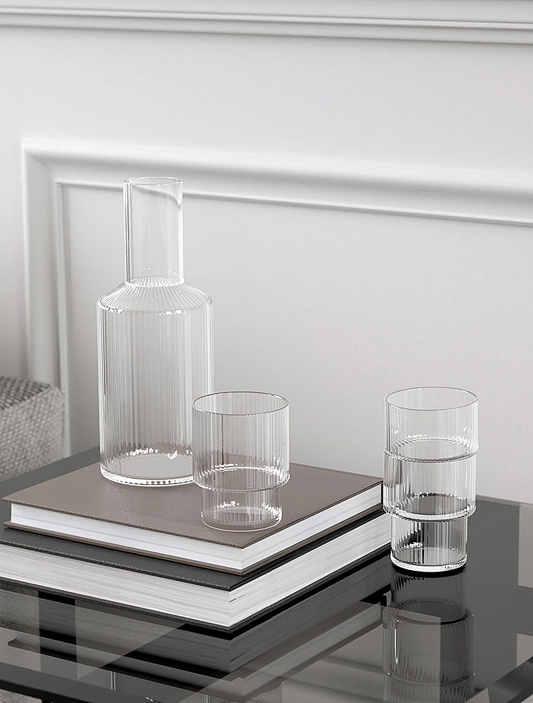 Набор из 4 стаканов для воды Ripple, 200 мл от Ferm Living