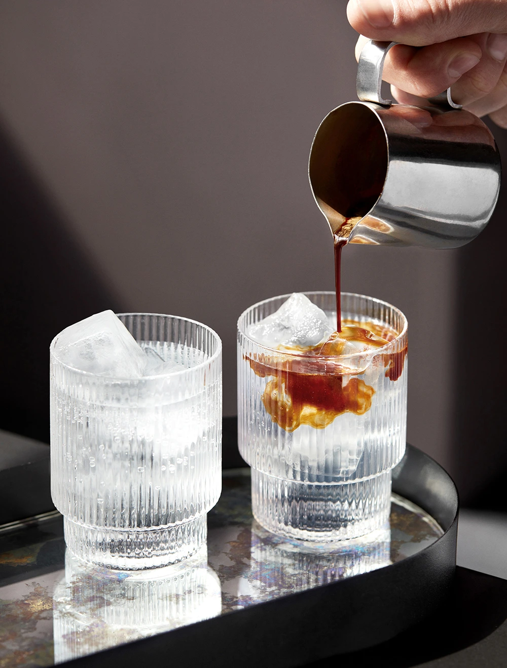 Набор из 4 стаканов для воды Ripple, 200 мл