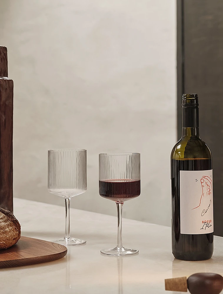 Набор из 2 бокалов для красного вина Ripple, 325 мл от Ferm Living