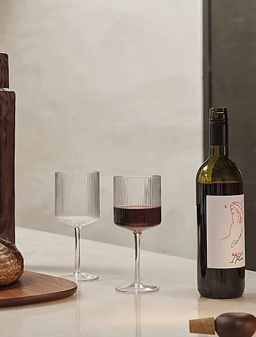 Набор из 2 бокалов для красного вина Ripple, 325 мл