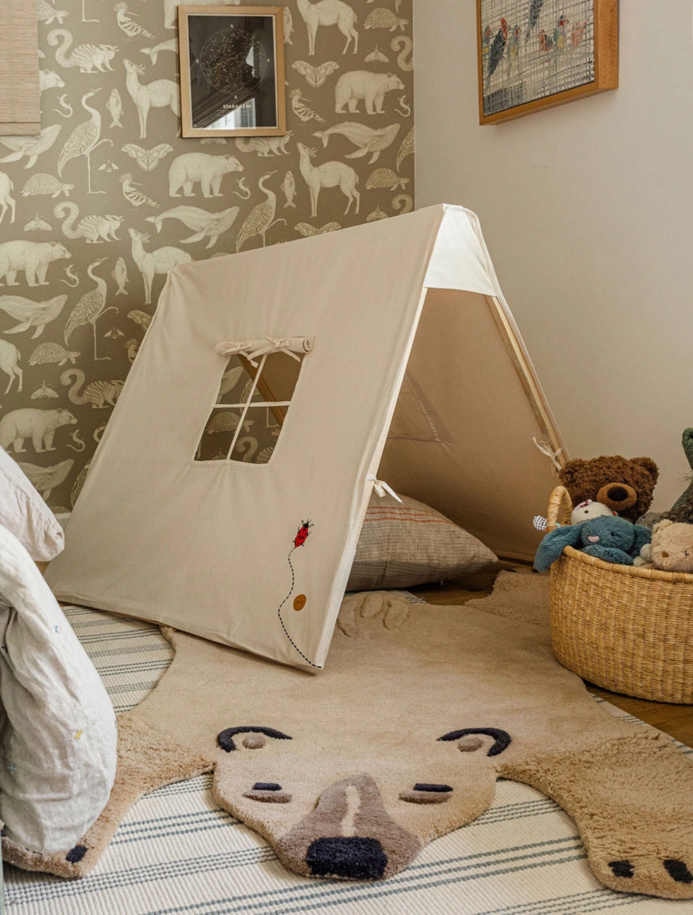 Декоративный коврик Animal, 118x160 см