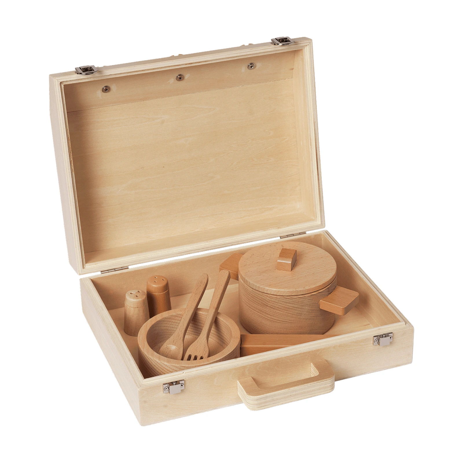 Набор игрушечной посуды в чемодане Toro Play, 8 пр.