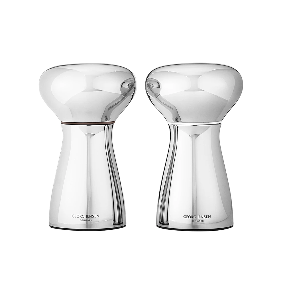 Набор из 2 мельниц для соли и перца Alfredo, 11,5 см от Georg Jensen