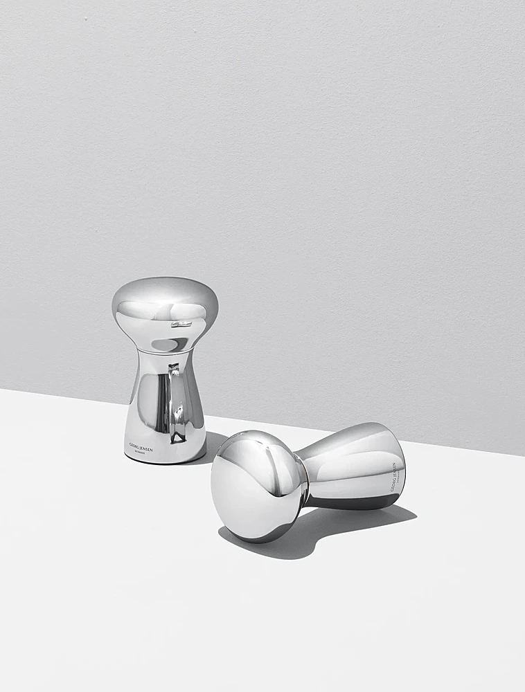 Набор из 2 мельниц для соли и перца Alfredo, 11,5 см от Georg Jensen