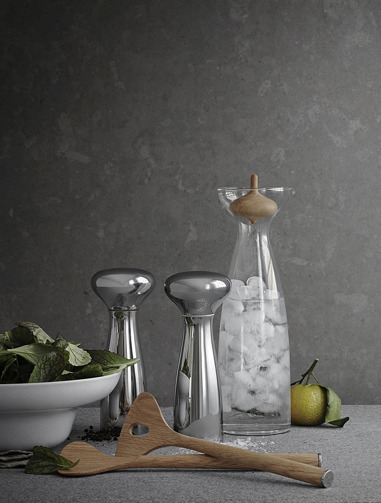 Набор из 2 мельниц для соли и перца Alfredo, 20 см от Georg Jensen