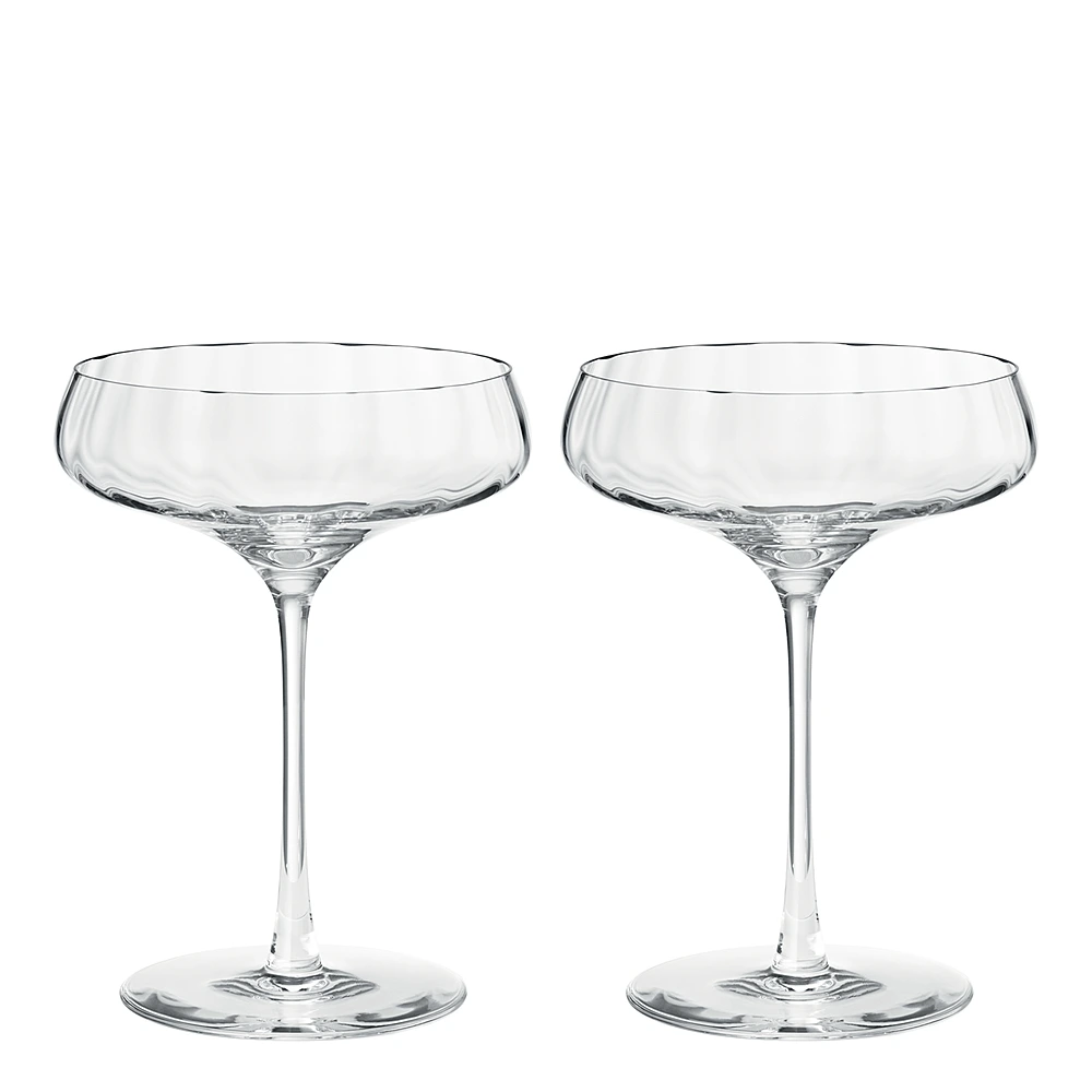 Набор из 2 бокалов для шампанского и мартини Bernadotte, 200 мл от Georg Jensen