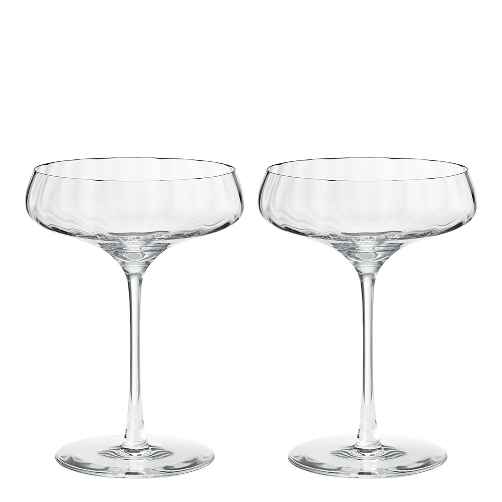 Набор из 2 бокалов для шампанского и мартини Bernadotte, 200 мл от Georg Jensen