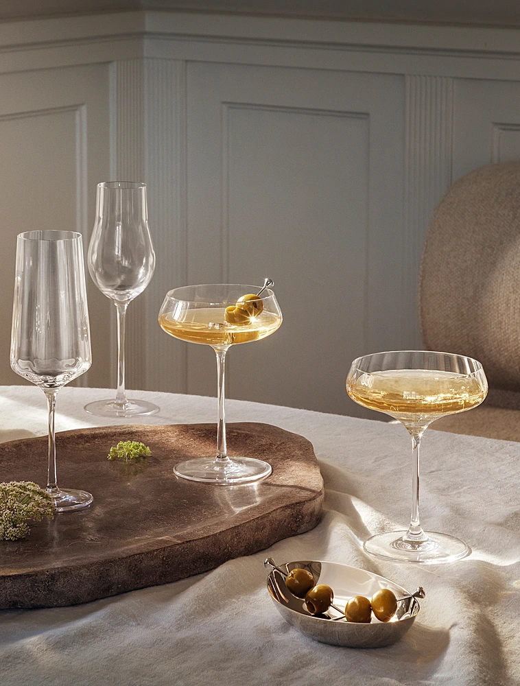 Набор из 2 бокалов для шампанского и мартини Bernadotte, 200 мл от Georg Jensen