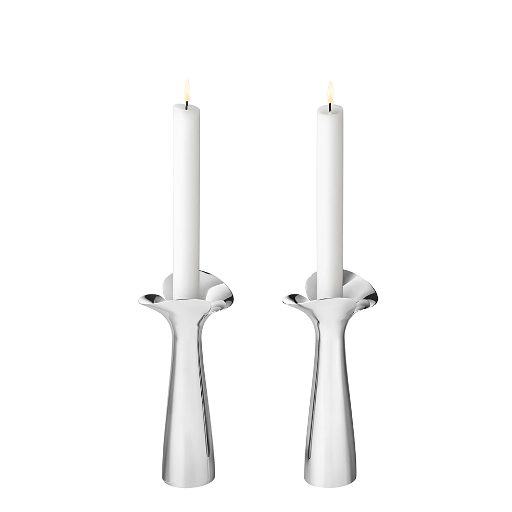 Набор из 2 подсвечников Bloom, 20 см от Georg Jensen