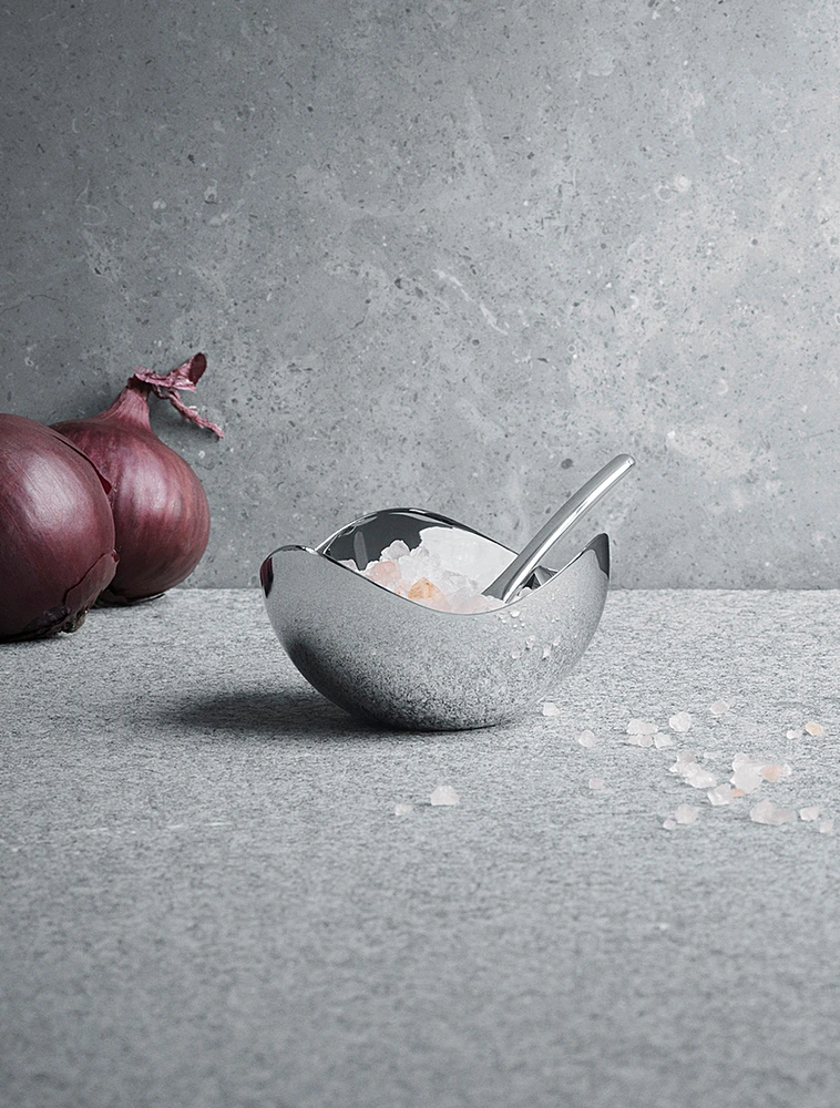 Солонка с ложкой Bloom, 4 см от Georg Jensen