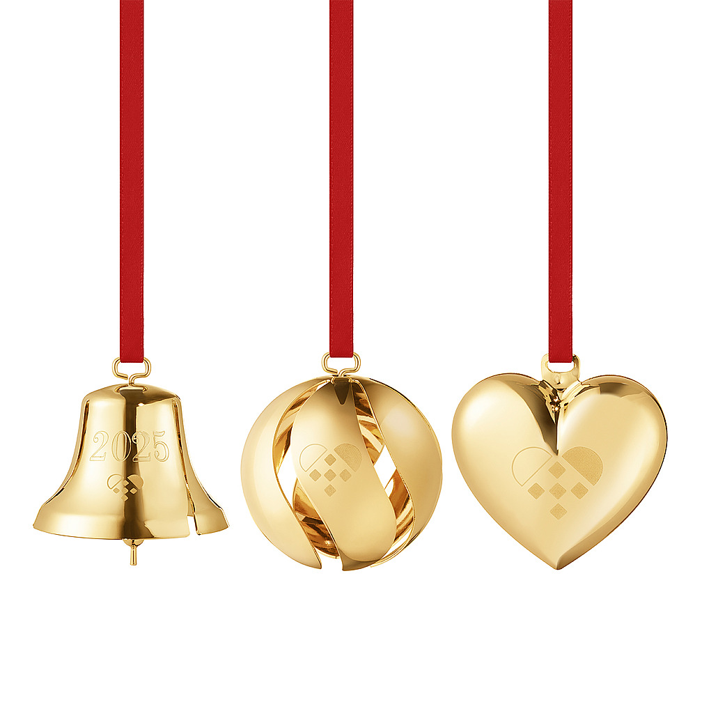 Набор из 3 ёлочных игрушек Christmas Collectibles от Georg Jensen