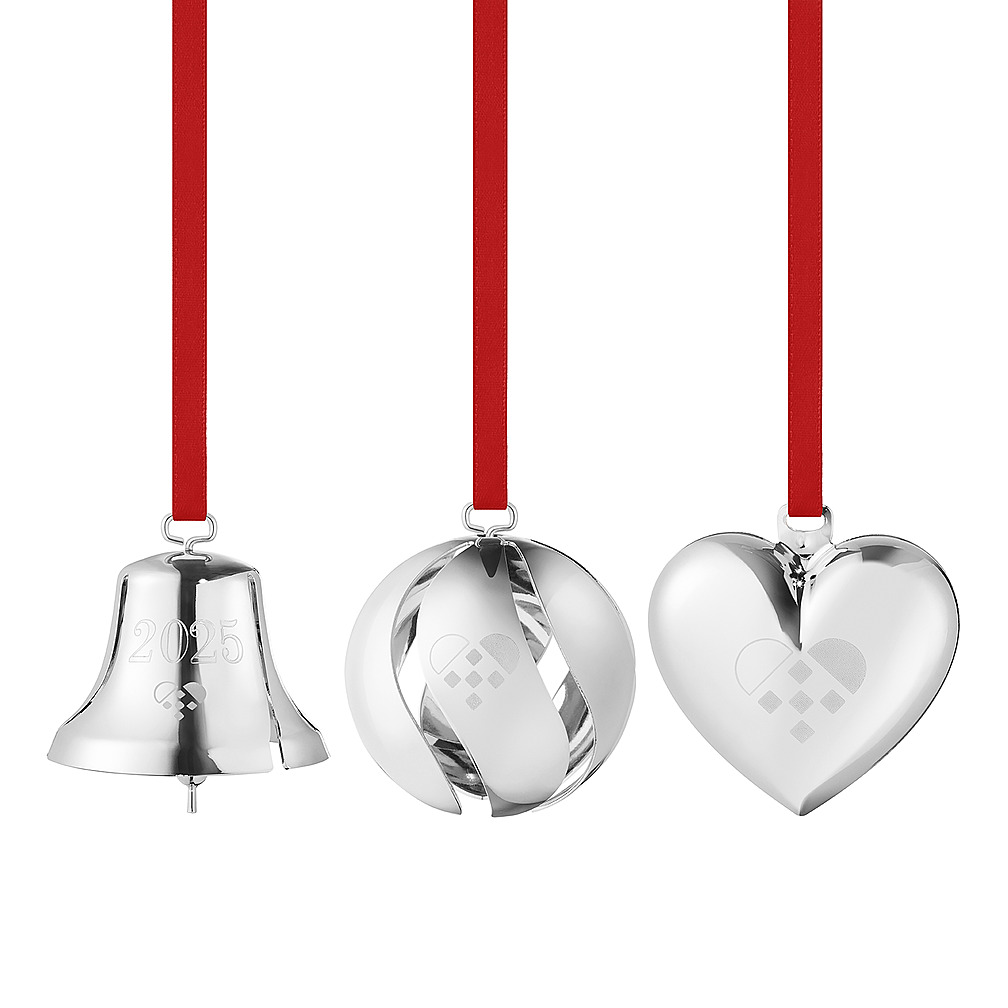 Набор из 3 ёлочных игрушек Christmas Collectibles от Georg Jensen